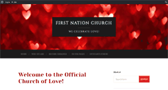 Desktop Screenshot of firstnationchurch.com