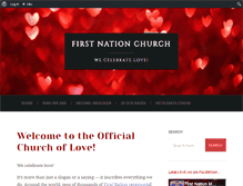 Tablet Screenshot of firstnationchurch.com